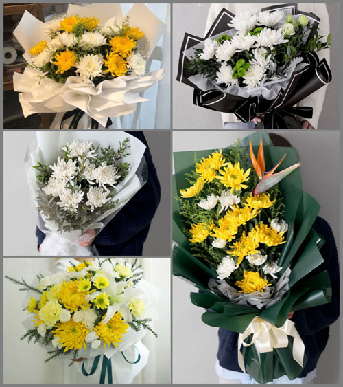 海南五指山市南圣镇白事花束代送